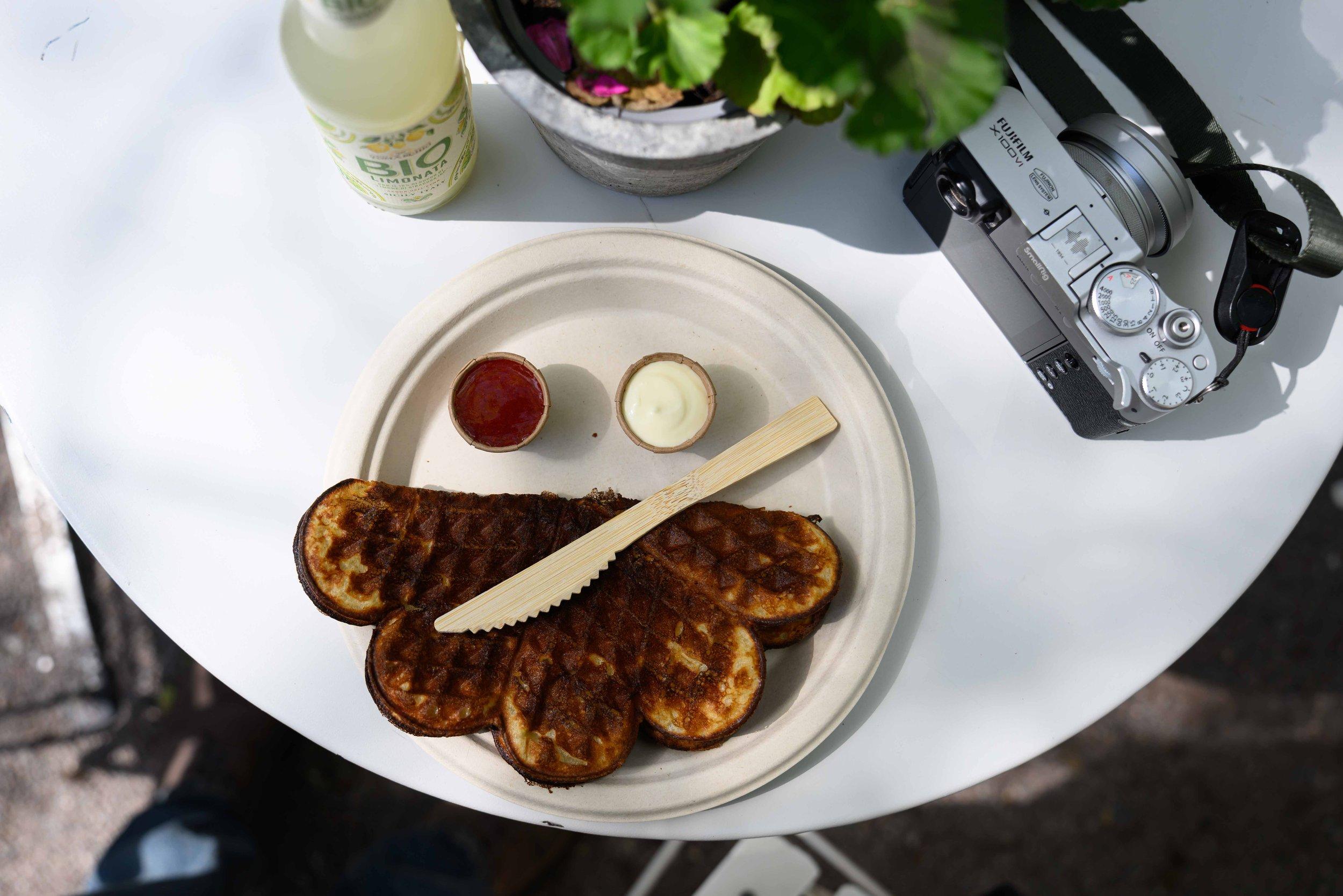 Norwegian waffles at Hønse-Lovisas Hus