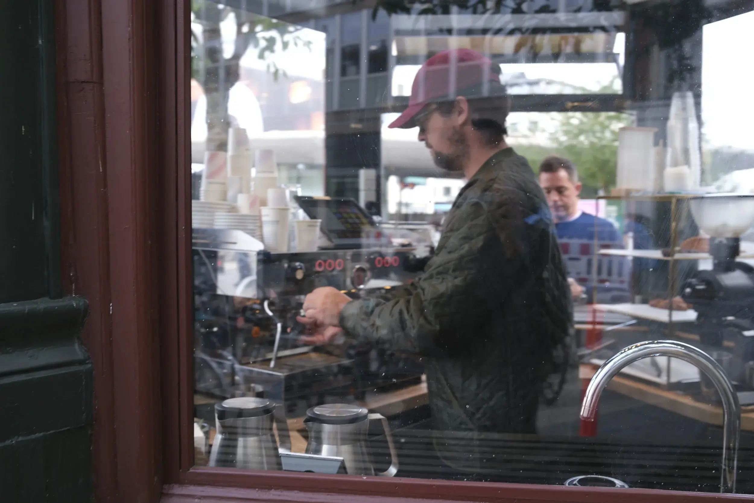 Coffee Collective at Telefonkiosken, a former telephone booth