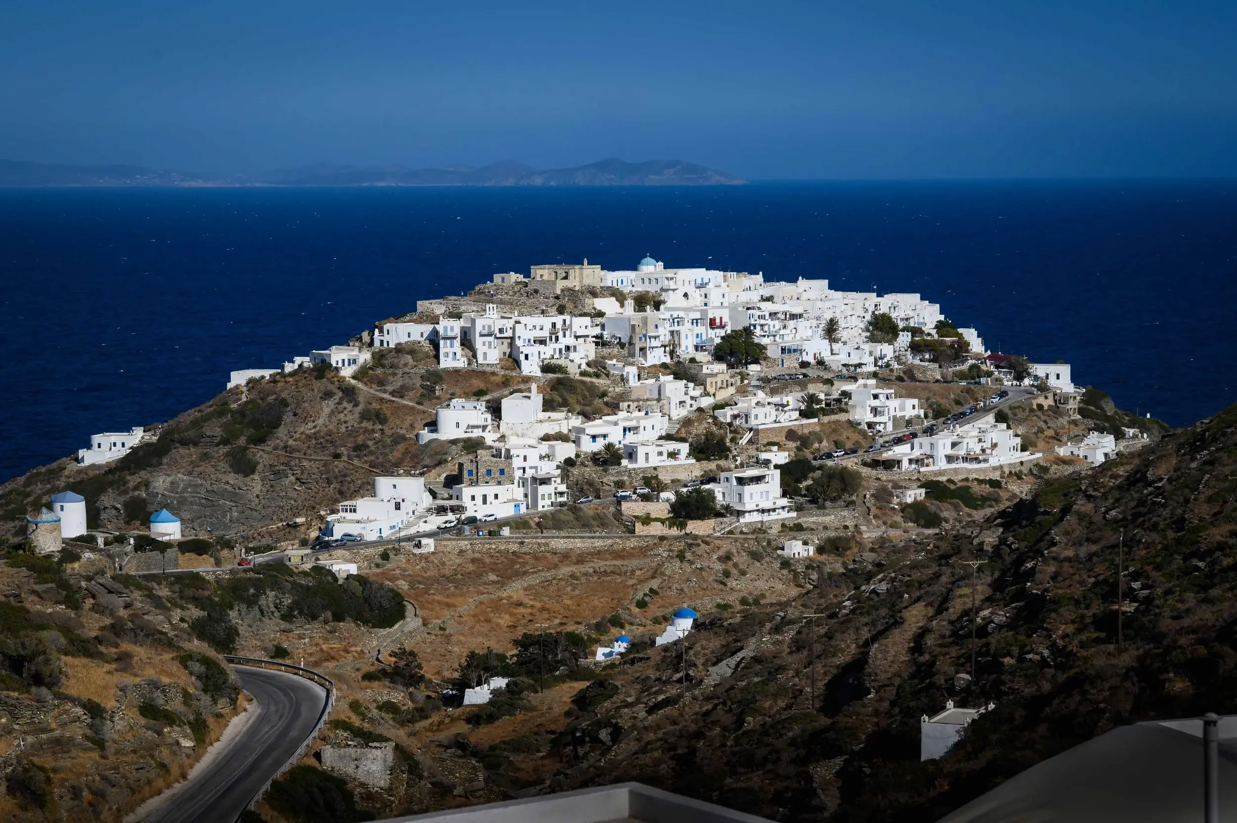 The cliff-edge village of Kastro