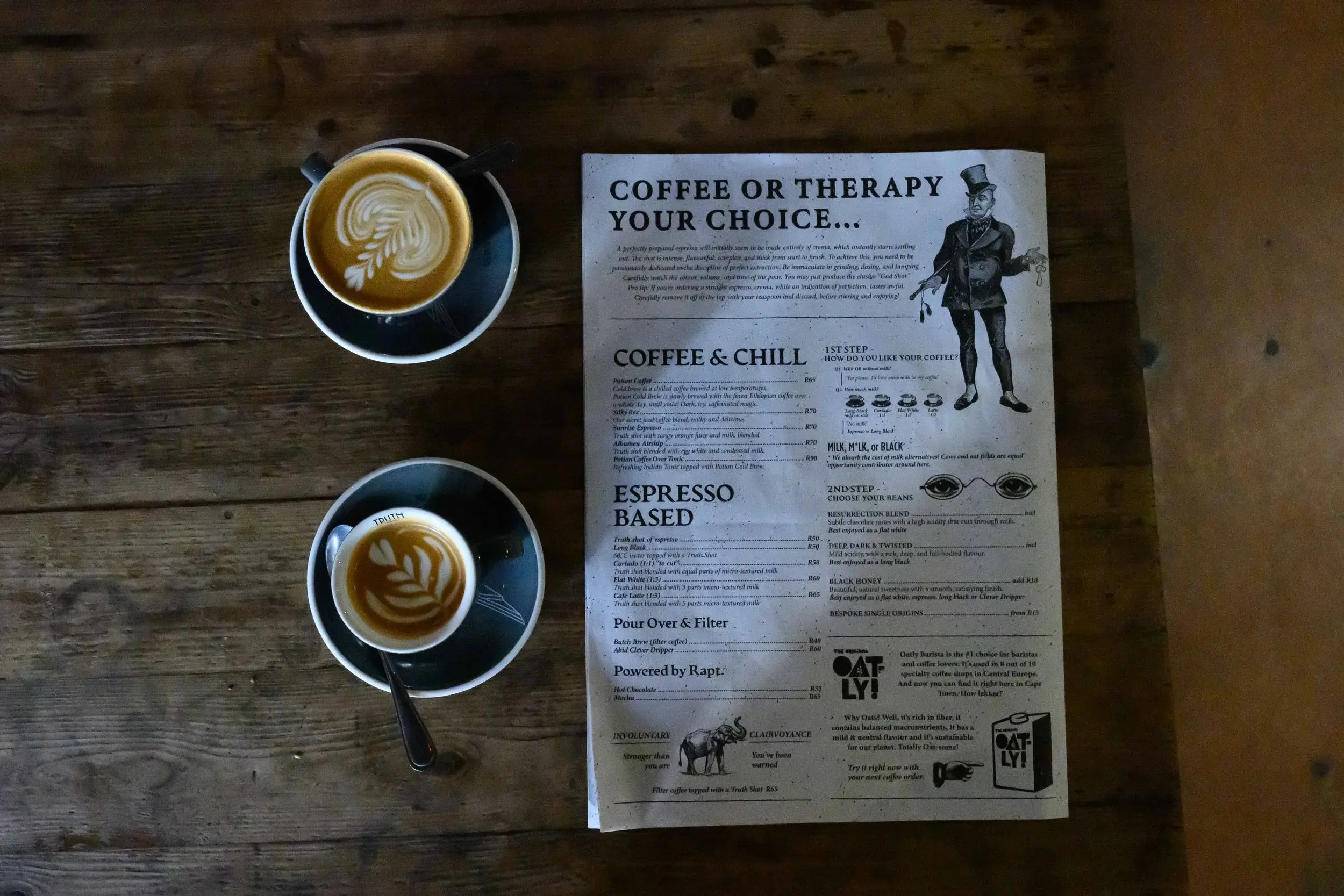 Ranked the best coffee shop in the world by The Telegraph in 2015